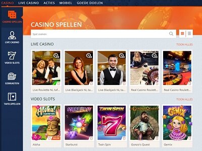 Oranje casino met ideal